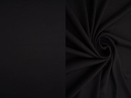 1 Yard DTY Brushed Solid Knit Fabric, 58/60'' Wide Polyester Spandex Blend