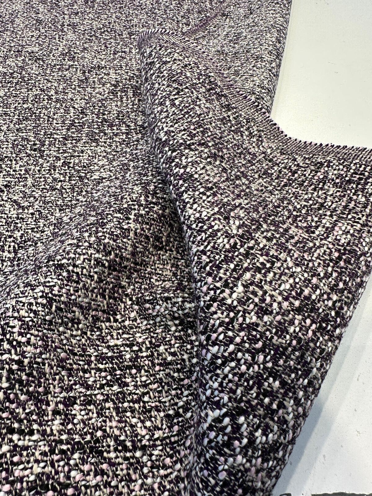Valley Forge Chenille Fabric - Purple Tweed Gian Texture, 1 Yard