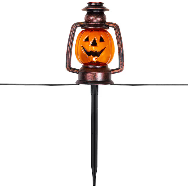 Northlight 16.5-in Freestanding Lighted Jack-o-lantern Craft Pumpkin 3-Pack Halloween Decoration