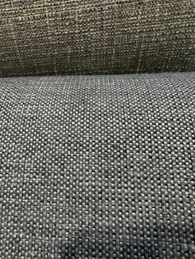 PK Upholstery Cust Stormy Blue Nanoclean Finish Chenille Fabric - Stormy Blue, 56" Width (1 Yard)