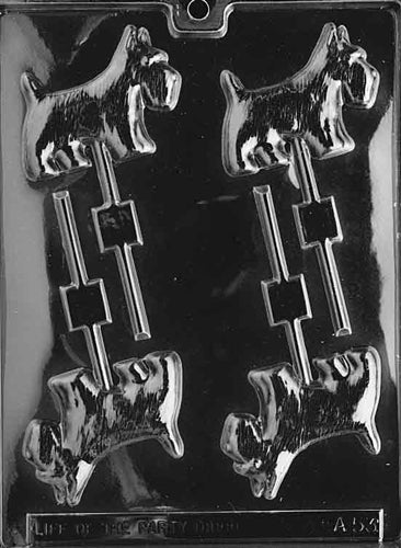 Scotty Dog Chocolate Lolly Mold