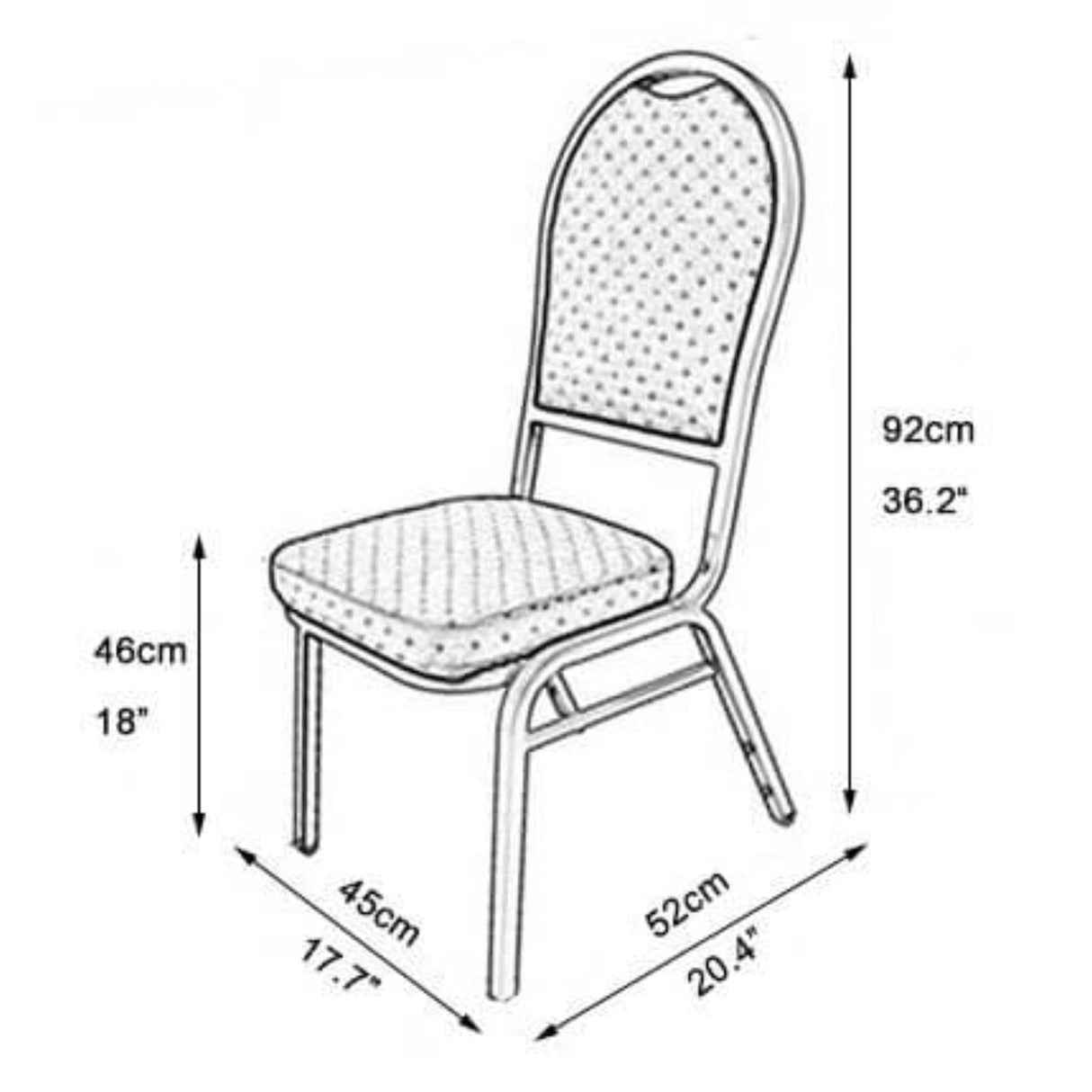 1 Piece Striped Jacquard Polyester Banquet Chair Cover White Elegant Wedding Decor