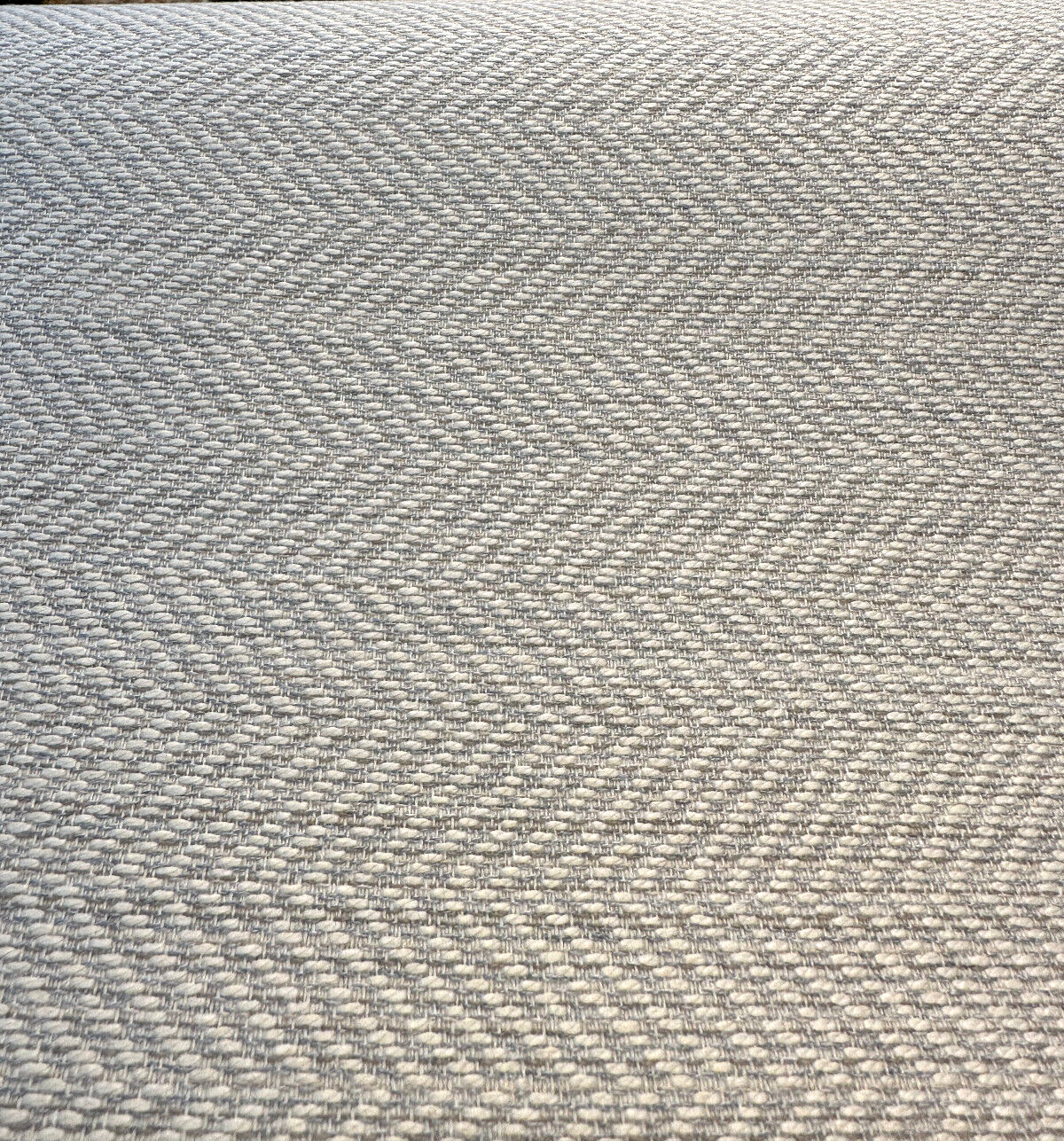 Posh Dove Herringbone Sunbrella Chenille Fabric - Beige Herringbone, 56" Width (1 Yard)