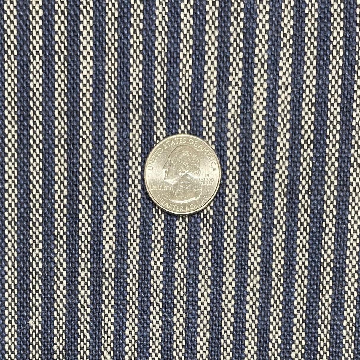 Pure Linen Yarn-Dyed Stripe Indigo