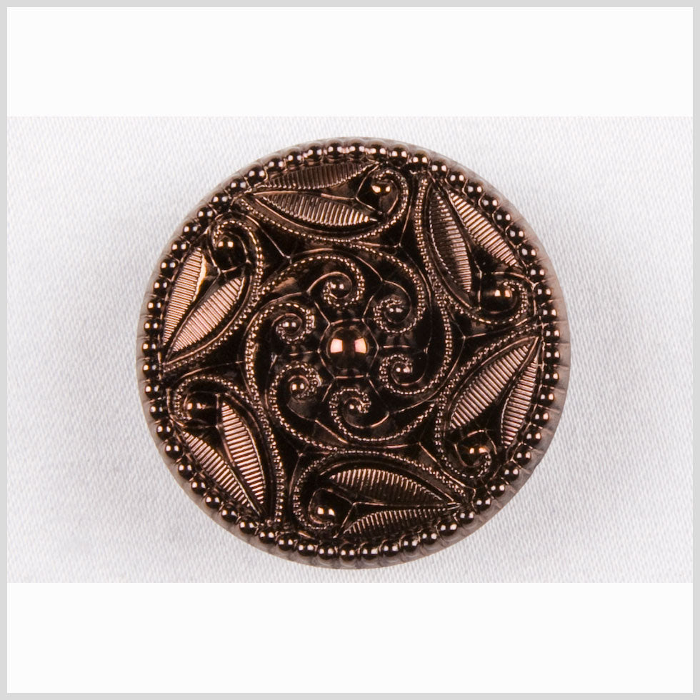 Copper Glass Button - 22L/14mm