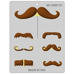 Mustache Styles Assortment Chocolate Mold (90-12665)