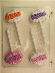 Dream on a Cloud Sucker Chocolate Mold - CCAO215