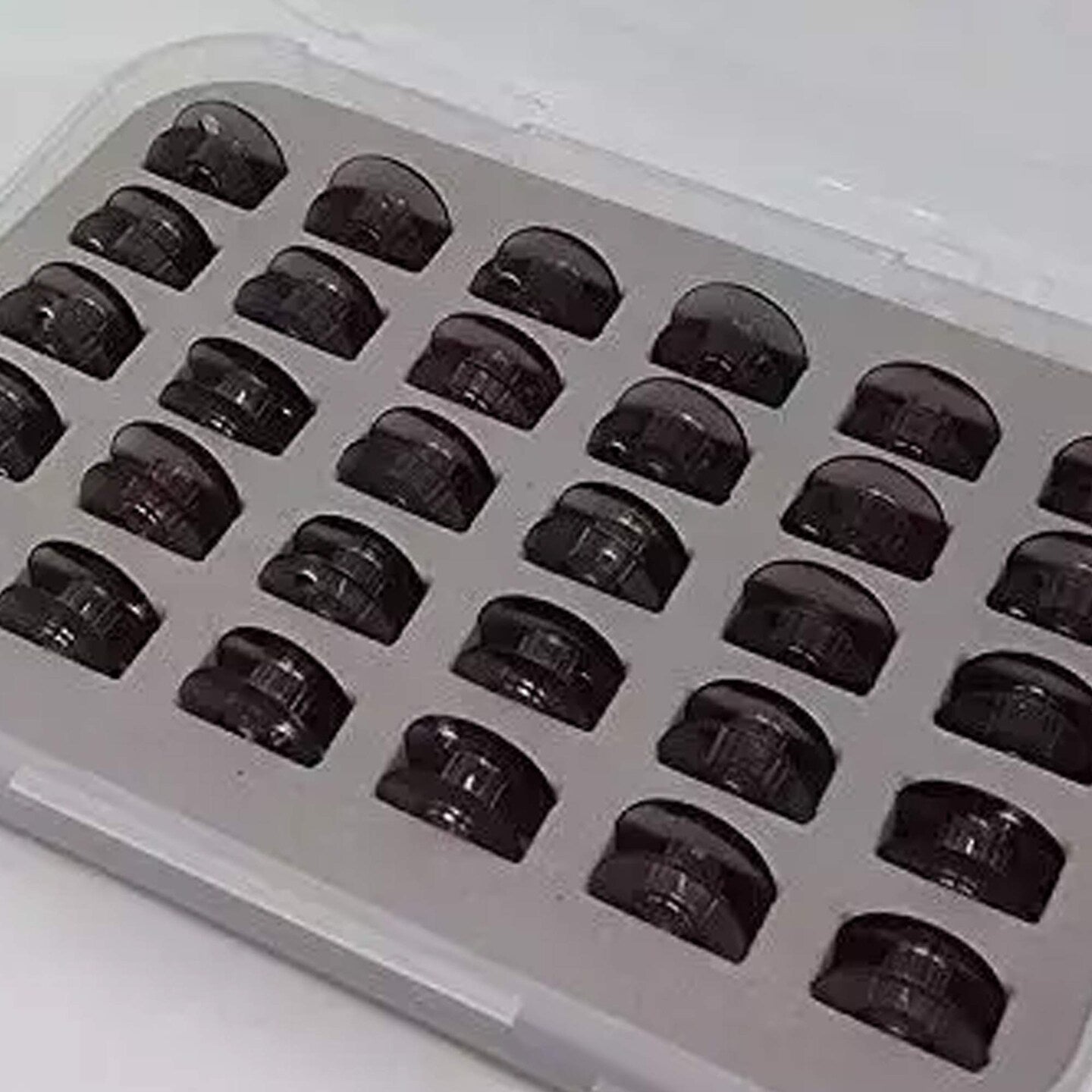 Bobbin Organizer With Fitted Foam Filled With 30 Bobbins Convenient Storage for Sewing