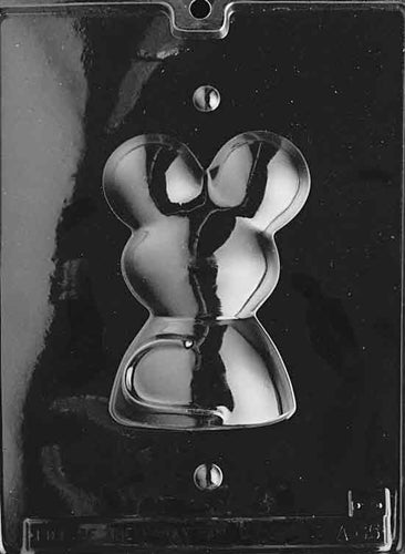 3D Mouse Chocolate Mold - Back - LPA065B