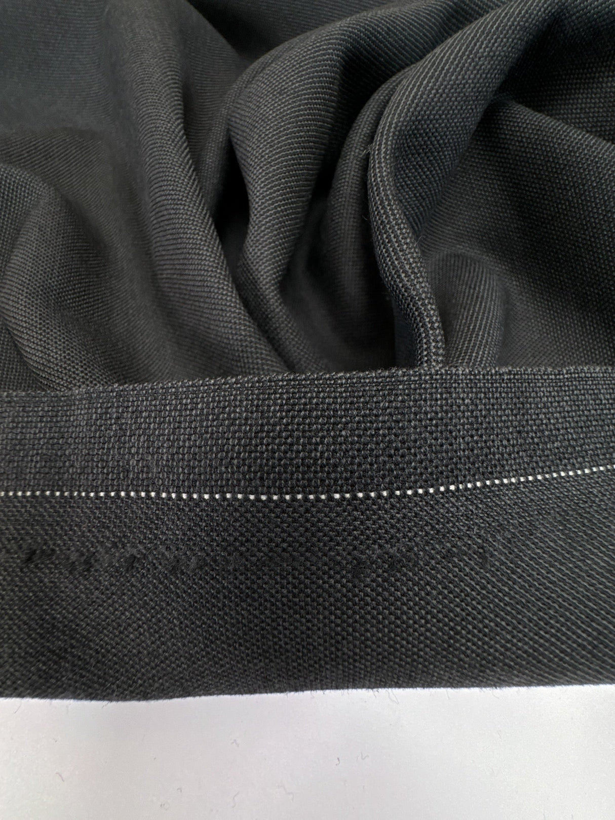 Gray Wool Polyamid Suit Fabric