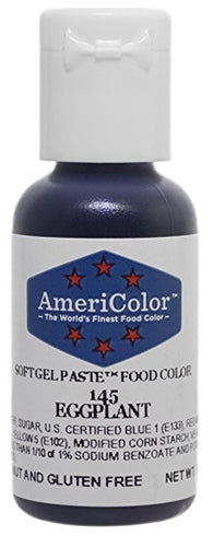 Eggplant Soft Gel Paste Food Color - AmeriColor 145