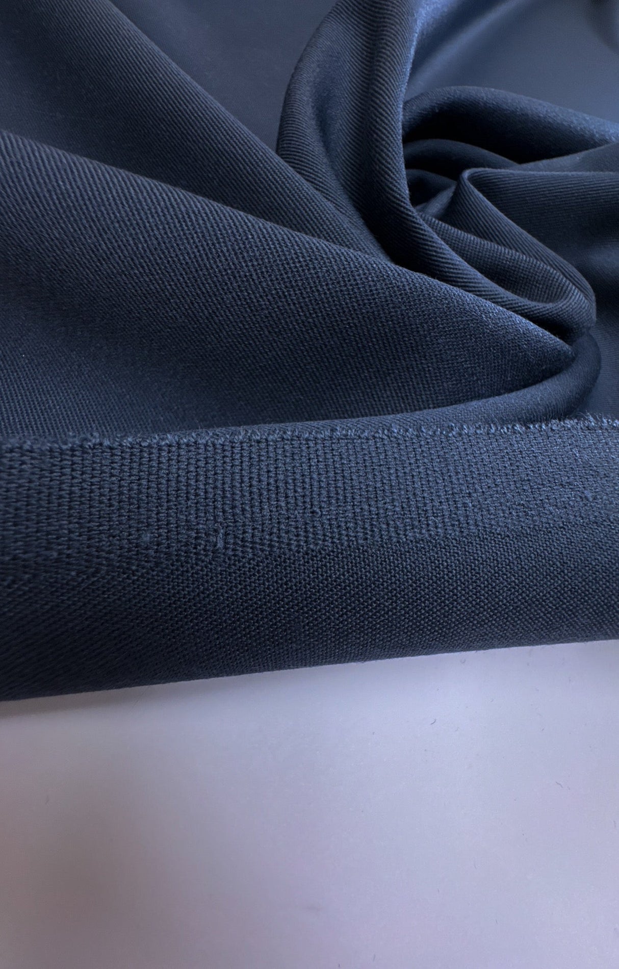 Wool Polyester Twill Blue