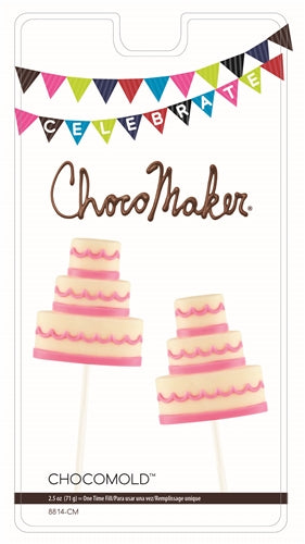 Wedding Cake Pops Chocolate Mold