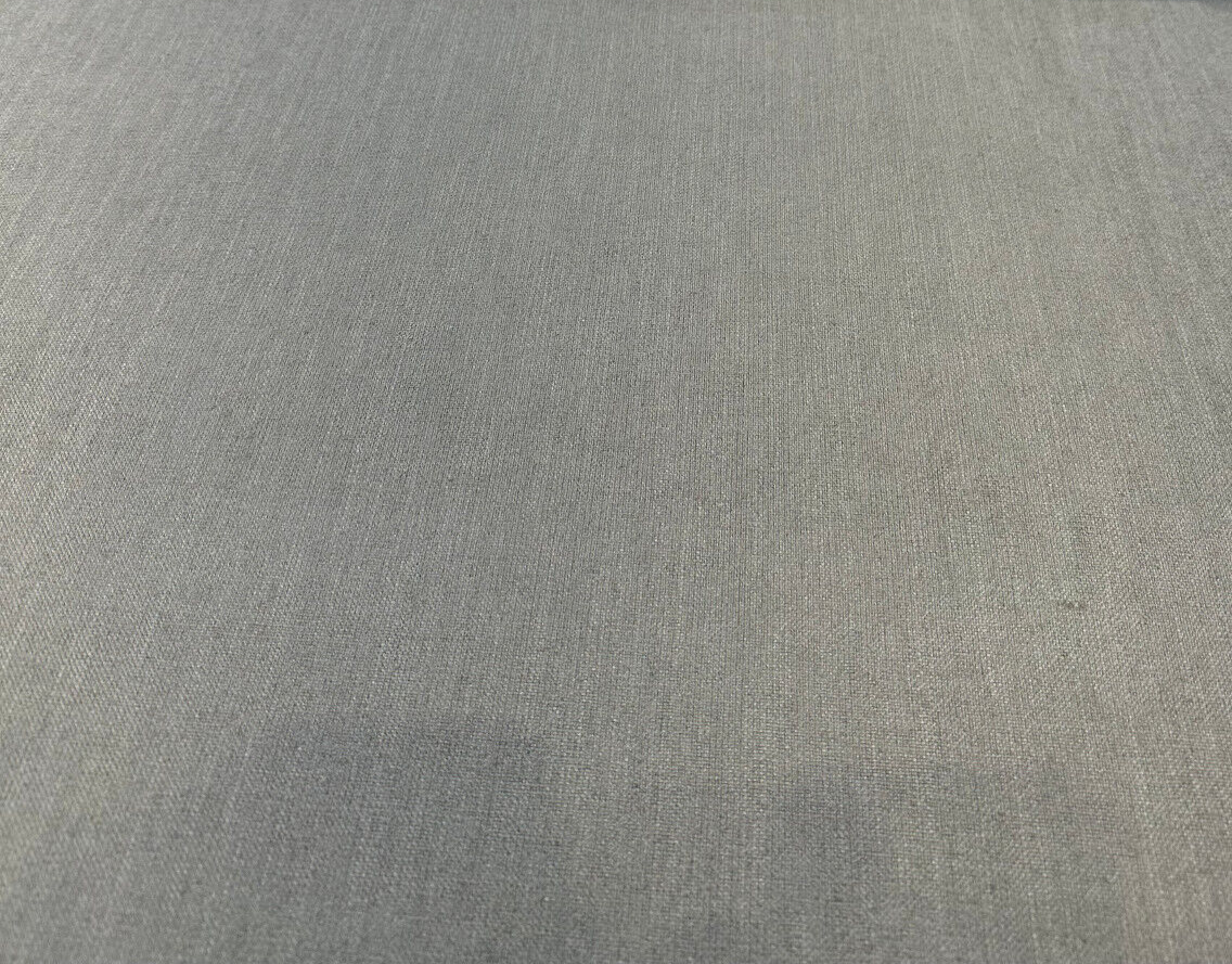 Sawyer Italian Vagatex Upholstery Drapery Fabric - Gray Elephant, Linen Look, 1 Yard