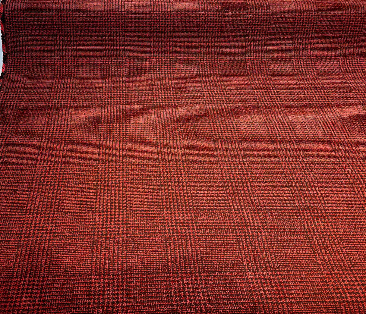 Sunbrella Pindler Frasure Solution Dyed Acrylic Fabric - Oxblood Floral Pattern, 54" Width (1 Yard)