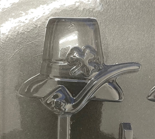 Leprechaun Hat & Pipe Pop Chocolate Mold