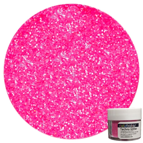 Hot Pink Techno Glitter - 5 Grams