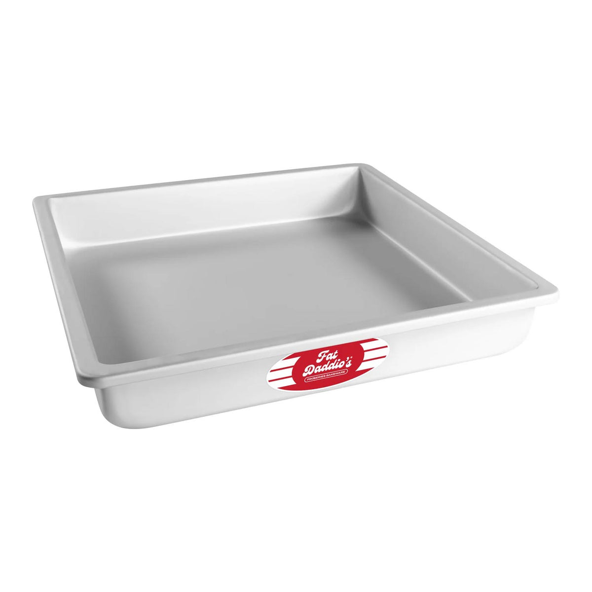 Fat Daddio's Anodized Aluminum Square Cake Pan, 12" x 12" x 2"