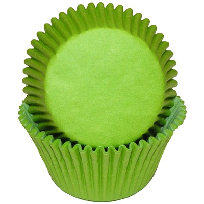 Lime Green Paper Standard Size Baking Cups - 100 Pack