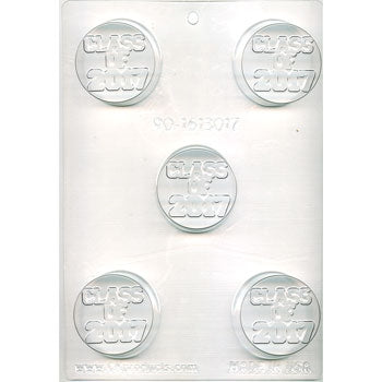 Class of 2017 Sandwich Cookie Chocolate Mold