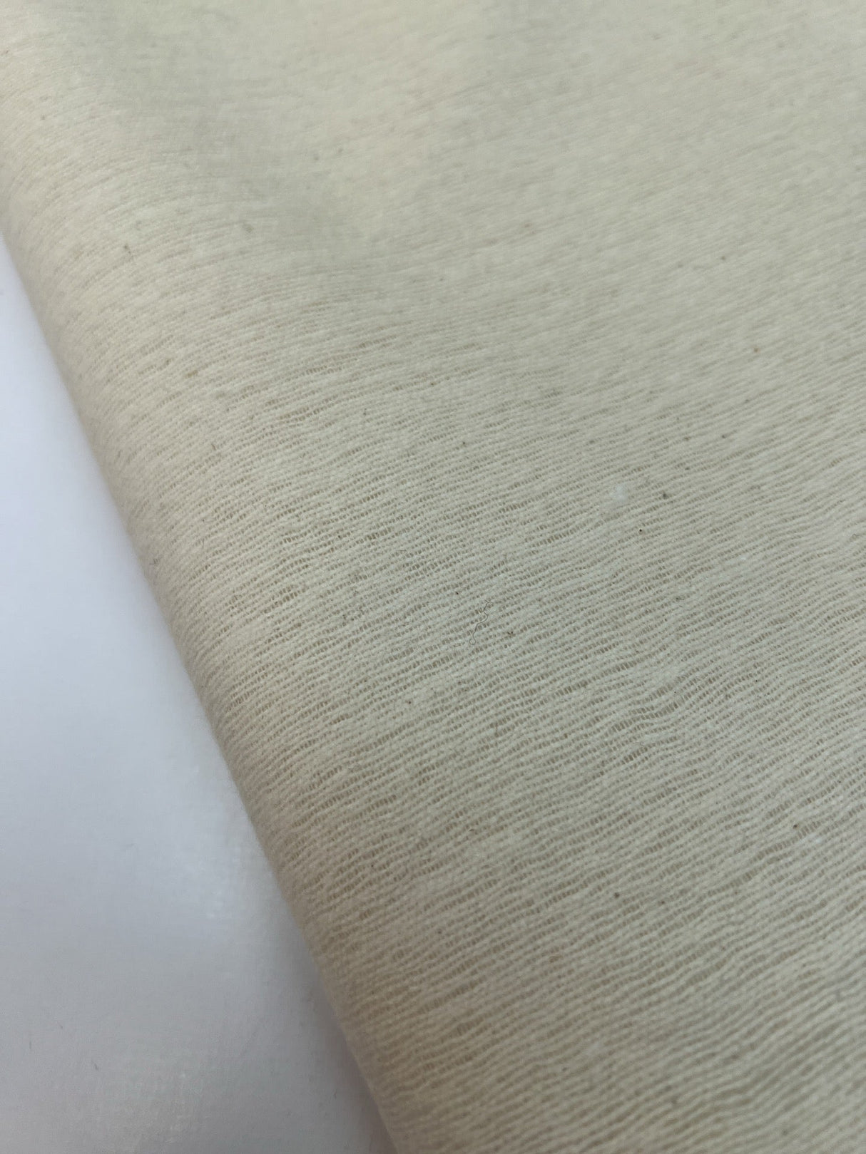 Wool Linen Fabric Blue Brown
