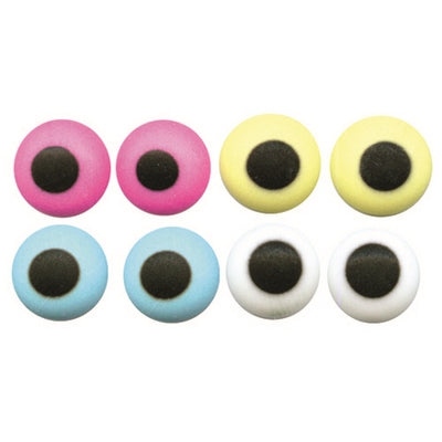1/2" Royal Icing Assorted Colored Eyes - 500 Pack