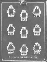 Building Block Man Robot Chocolate Mold - LPK170
