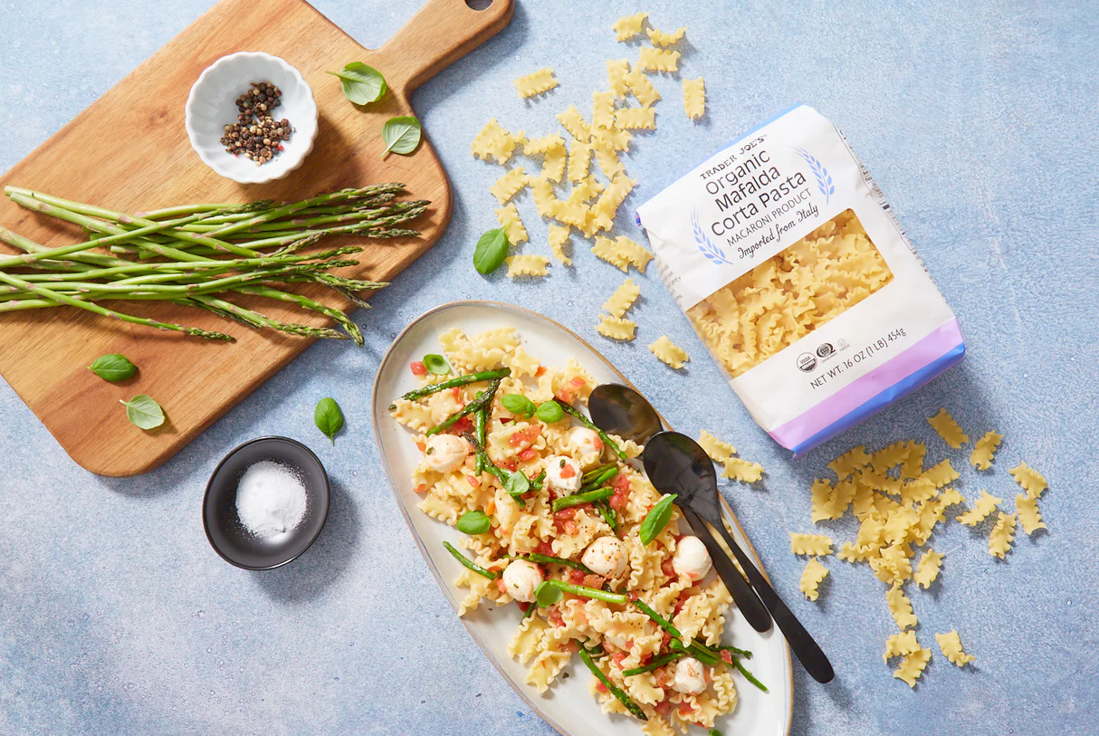 Trader Joe’s Organic Mafalda Corta Pasta – Short Ribbon Italian Pasta