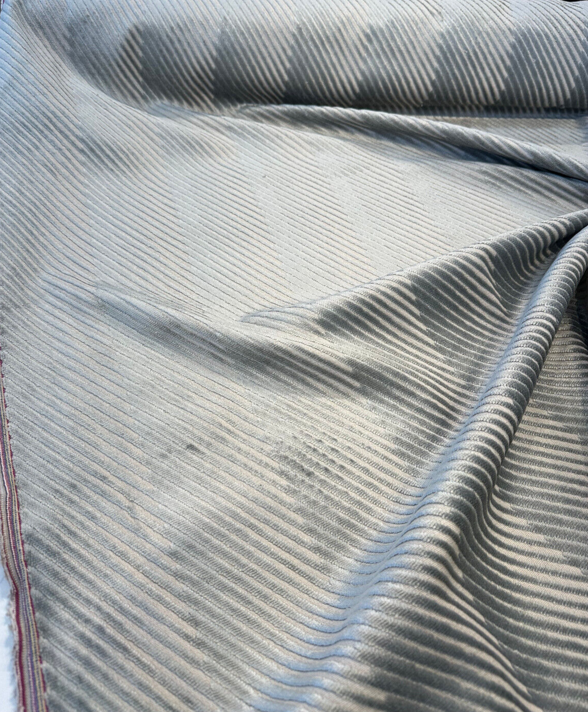 Coron Velvet Vapor Spa Upholstery Fabric - Vapor Spa, Heavyweight, 4" Horizontal Repeat, By The Yard (1 Yard)