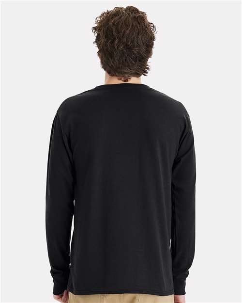 Workwear Long Sleeve Crewneck Pocket T-Shirt