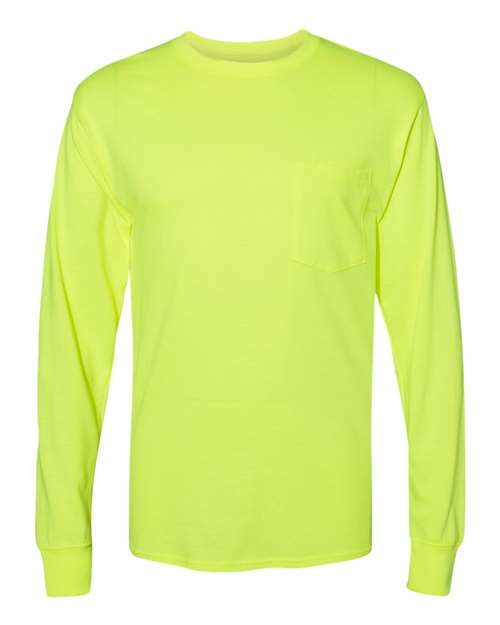 Workwear Long Sleeve Crewneck Pocket T-Shirt