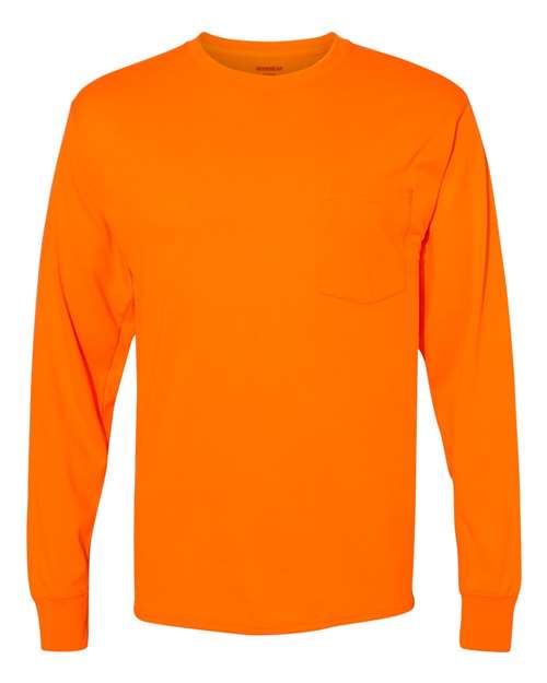Workwear Long Sleeve Crewneck Pocket T-Shirt