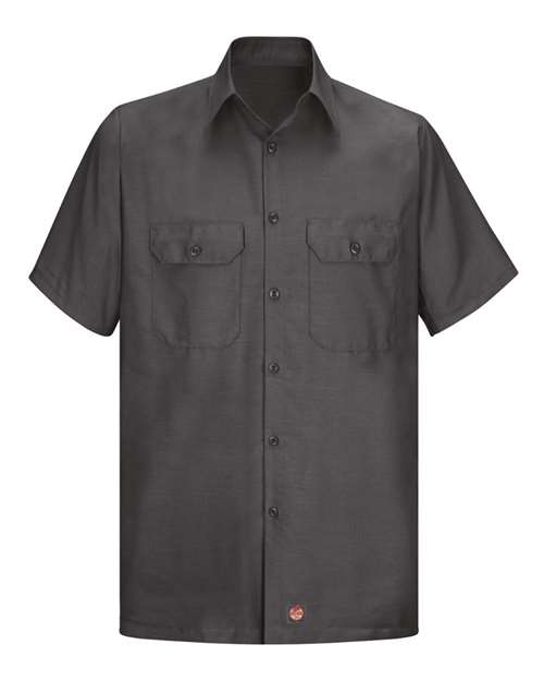 Men's Tall Ripstop Short Sleeve Work Shirt