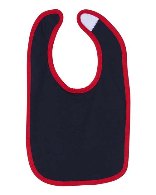 Infant Contrast Trim Premium Jersey Bib