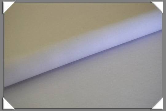 Worsted Flannel Wool Fabric - Off-White, 58/60" Width