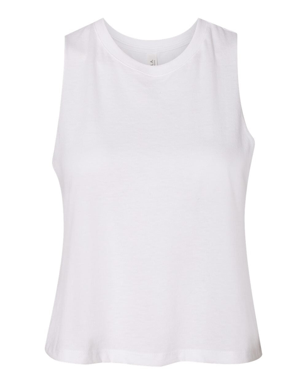 BELLA + CANVAS® Racerback Crop Tank Top For Adult - 6682