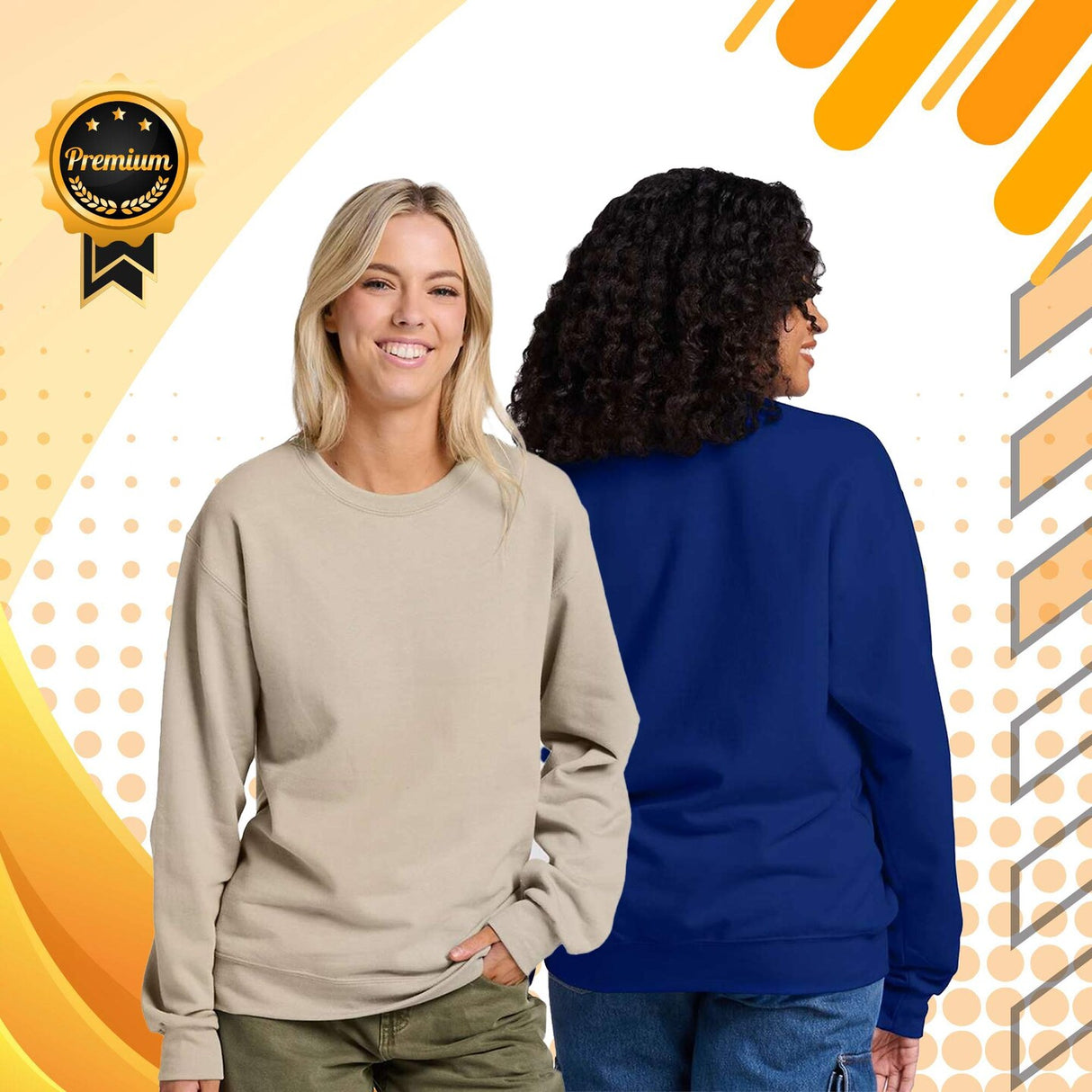 JERZEES® Unisex Ultimate CVC Crewneck Sweatshirt