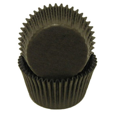 Black Greaseproof Standard Size Baking Cups - 100 Pack