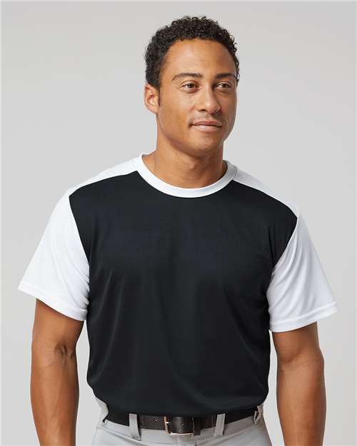 Crewneck Short Sleeve Baseball Jersey