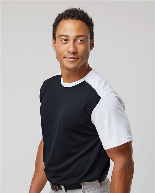 Crewneck Short Sleeve Baseball Jersey