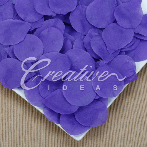 Medium Size Flower Petals-Sold By A Dozen Inner Packs ( 144 Flower Petals/Inner Pack) (Purple)