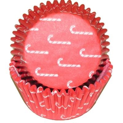 Candy Cane Standard Size Paper Baking Cups - 500 Pack