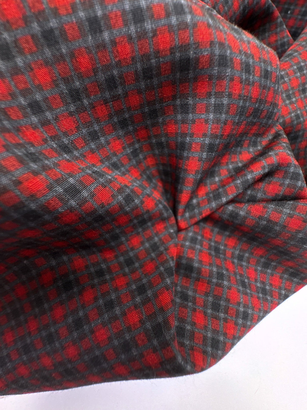 Viscose Staple Fabric Red Gray