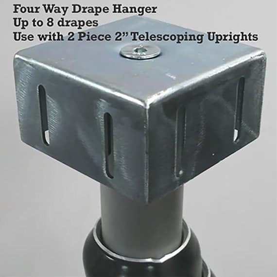 Backdrop Stand 4-Way Double Hanger