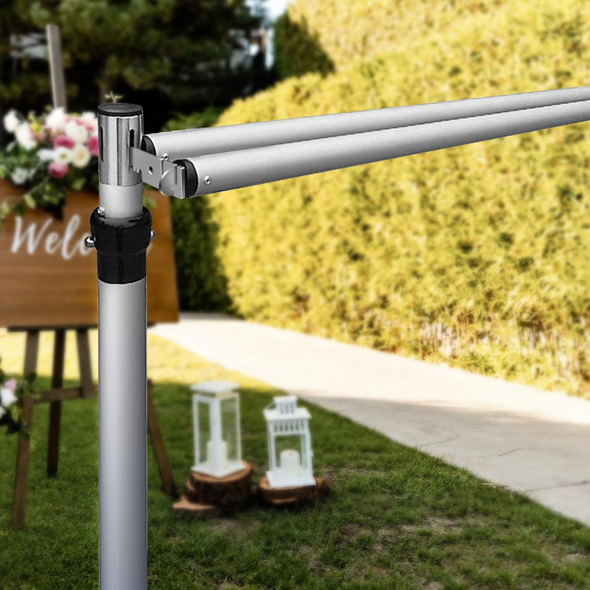 Backdrop Stand Double Crossbar Valance Hanger