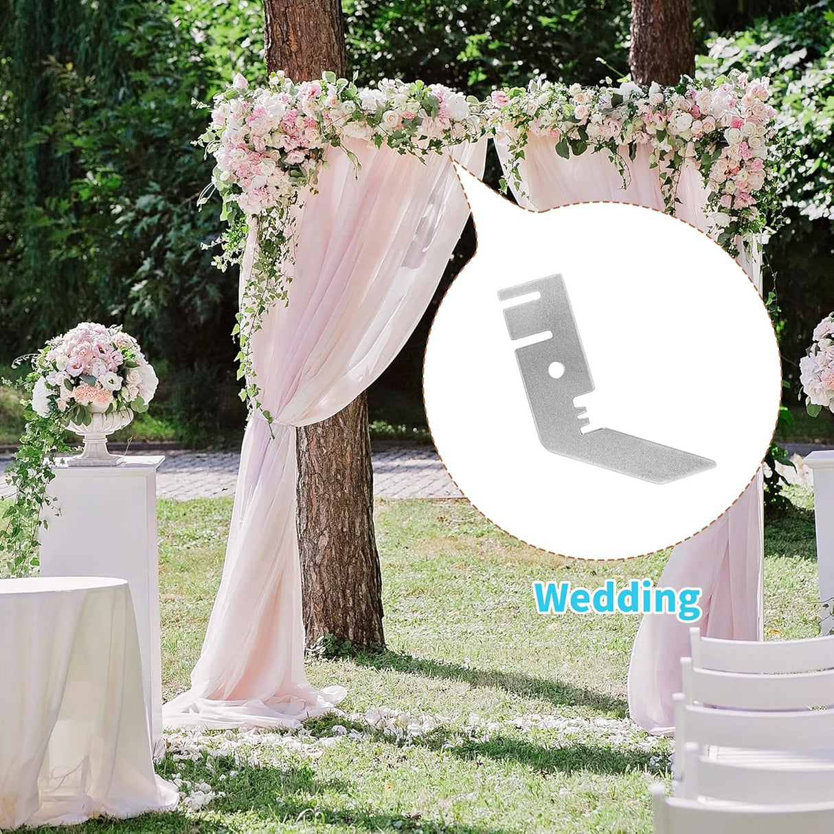 Backdrop Stand Double Crossbar Valance Hanger