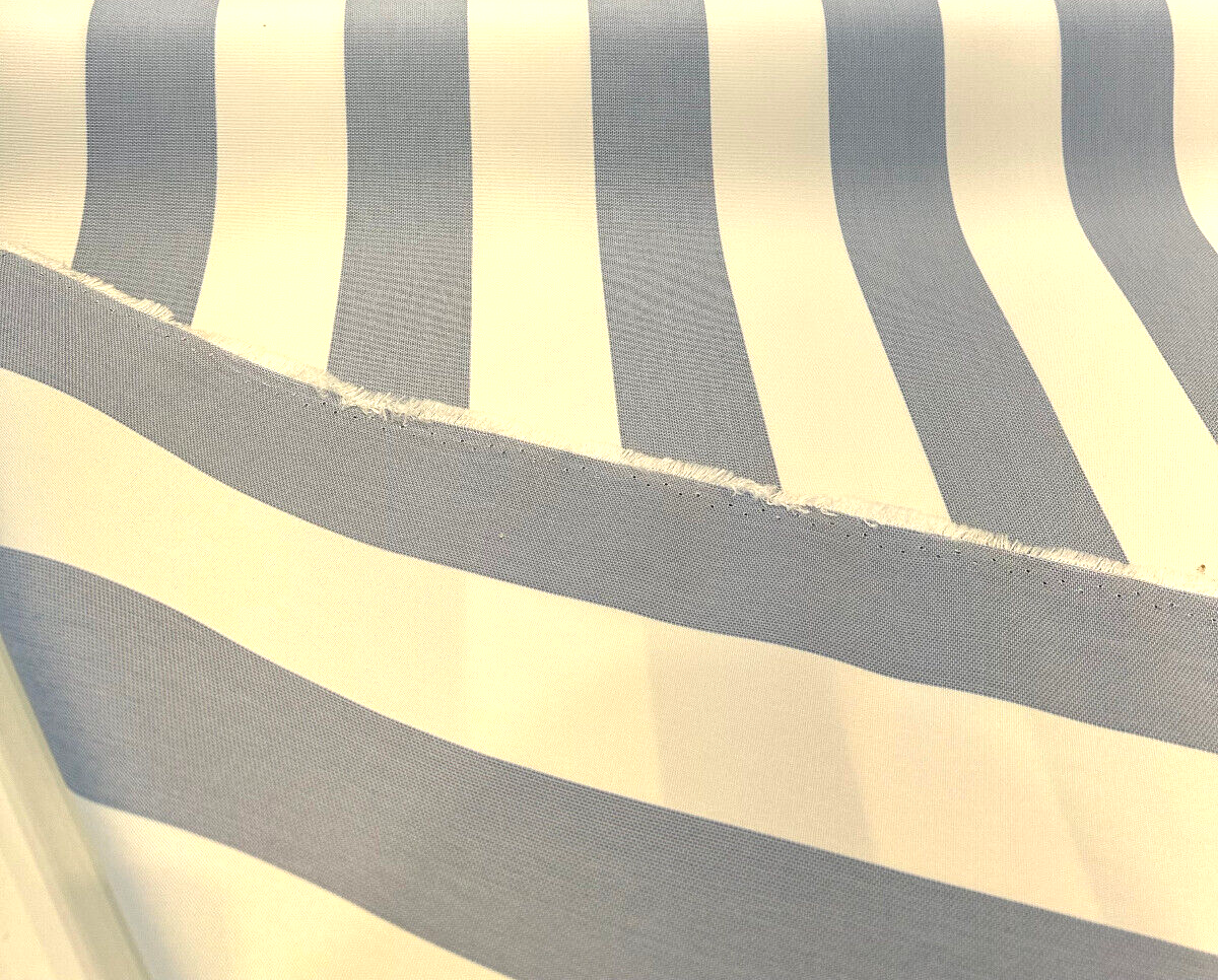 Explorer Sunbrella Acrylic Fabric - Air Blue Stripe, 54" Width (1 Yard)
