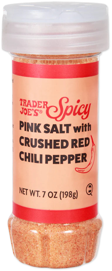 Spicy Pink Salt with Crushed Red Chili Pepper Bold, Flavorful Seasoning