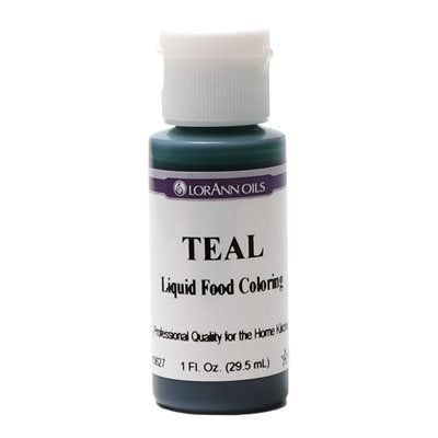 Teal Liquid Food Coloring - 1 Ounce