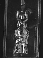 3D Jumbo Cowboy Bunny Chocolate Mold - Back - LPE311B